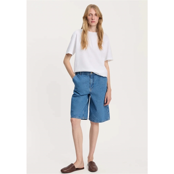 Aiayu Carlo Denim Shorts, Clear Blue 
